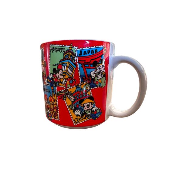 Vintage Disney Mug Stamps of the World Cup Mickey Mouse‎ made in Japan - Picture 4 of 7